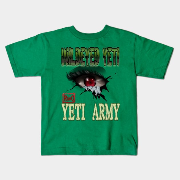 Wildeyed Yeti Kids T-Shirt by BIG DAWG APPAREL